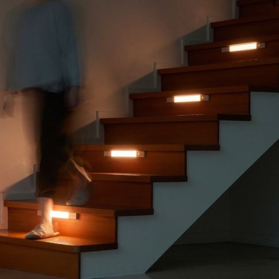 오엘라 무선 배터리 분리형 충전식 센서 LED 바