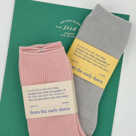 [프롬디얼리던] 플레인 삭스 ver.3 _ 4color