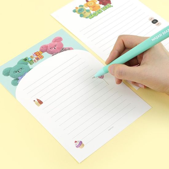 핑크풋 와사비베어편지지