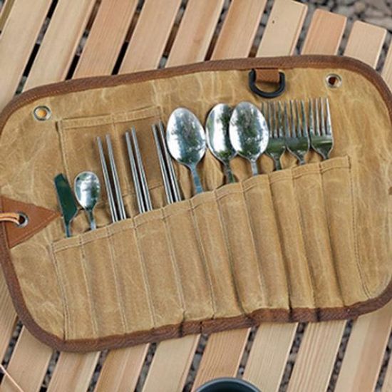 캠핑수저세트 캔버스 커틀러리 세트(WFCD9F4)