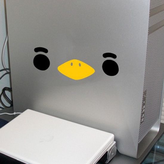 [아빠곰스티커]동물얼굴_오리