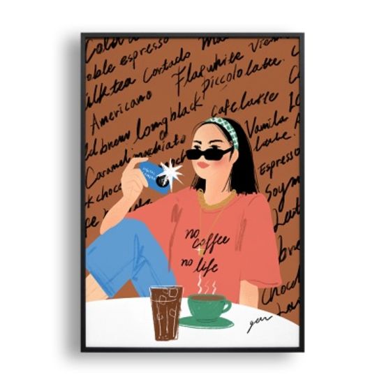 coffee / 일러스트 액자
