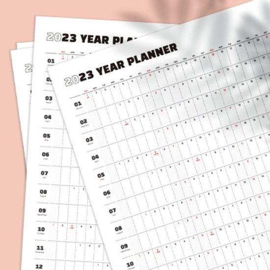 [어른문방구] 2023년 포스터달력 A1사이즈 대형벽걸이