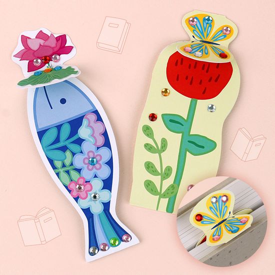 (미술샘) DIY 입체 날개 책갈피