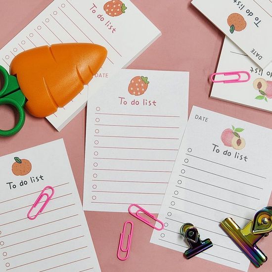 과일 체크 리스트 메모지(WB5B4AE)