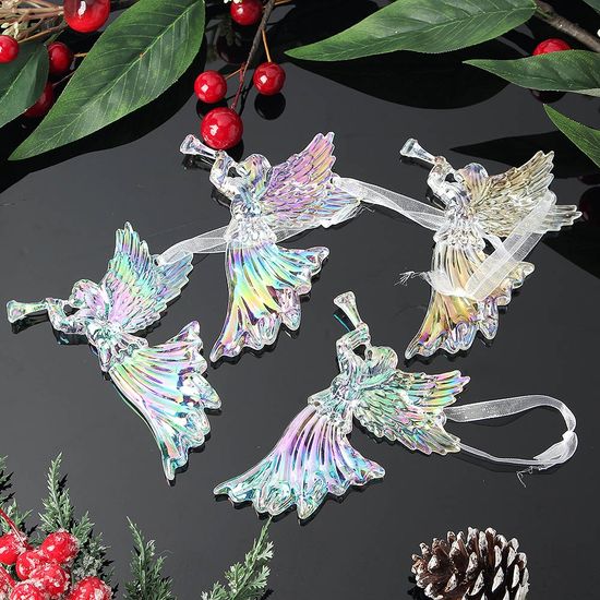 [도토로]오로라 트리 오너먼트 4p세트(천사의나팔)