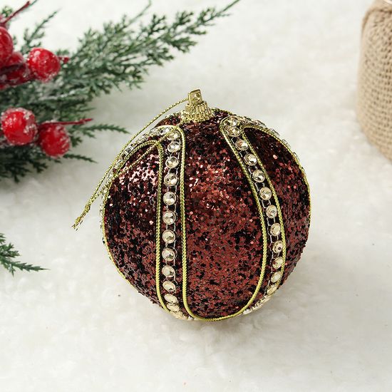 [도토로]초코브라운 장식볼 3p(8cm) (클라식라인)