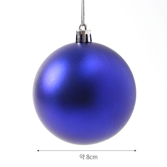 [도토로] 블루 무광볼 6p(8cm)