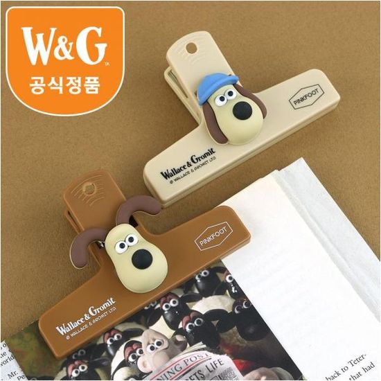 핑크풋 [공식정품]월레스와그로밋캐릭터집게