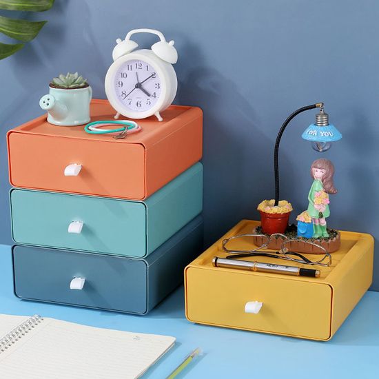다용도 책상 소품 수납 함 정리함 미니 서랍장 보석함
