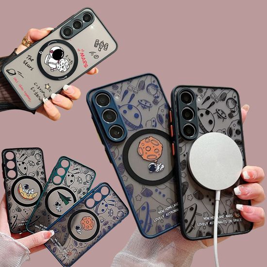 갤럭시 s25 24 23 22 21 우주인 맥세이프 호환 케이스