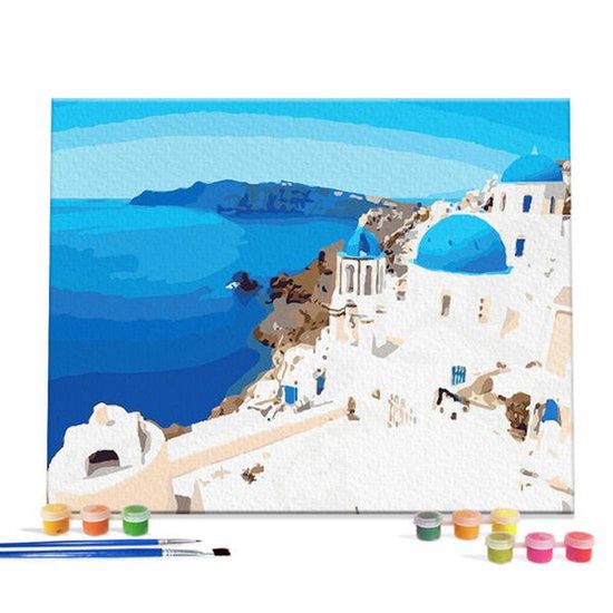 DIY 명화 그림그리기 세트 산토리니2 40x50