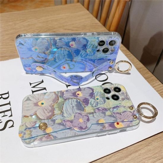 갤럭시S22 S21 S20 FE 노트20 10 플라워 스트랩케이스