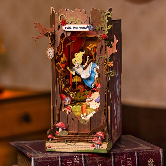 핸즈크라프트 DIY 미니어처 북눅 앨리스 인 원더랜드