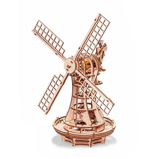 DIY 나무 조립 키트 입체 퍼즐 풍차