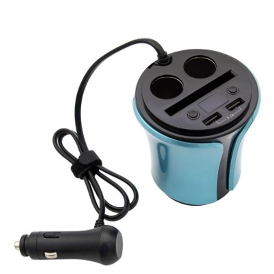 차량용 멀티 충전기 / 2 USB 2 시거잭 어댑터 LCWK363