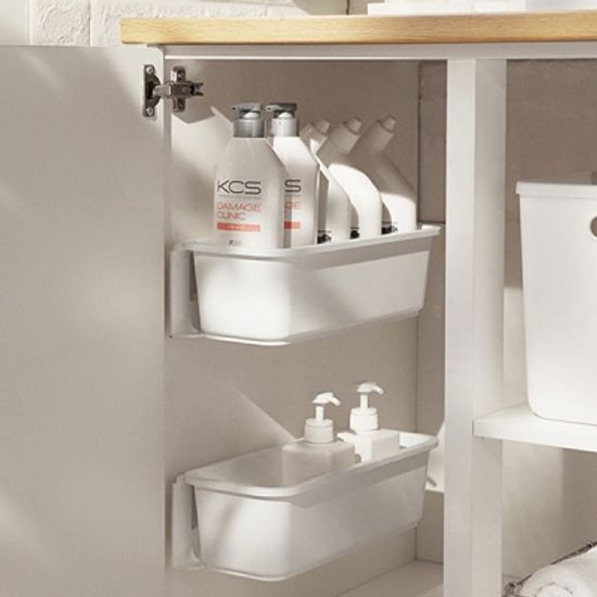 다용도 싱크대 슬라이딩 수납 정리 선반