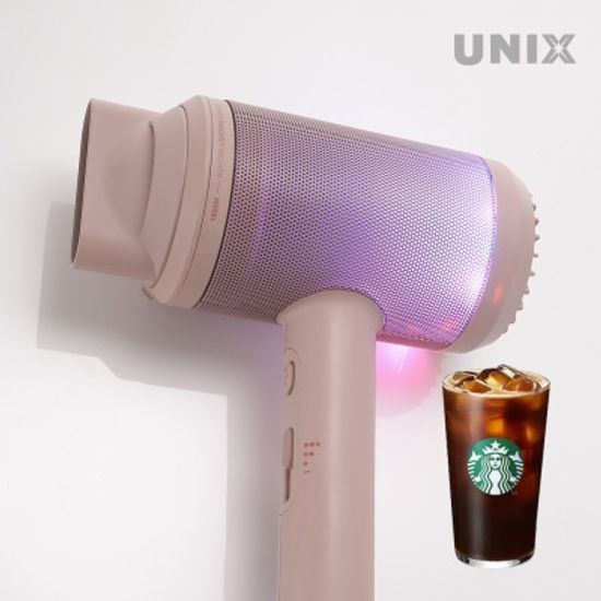 유닉스 오브제 LED 헤어 드라이기 UN-A1919 핑크