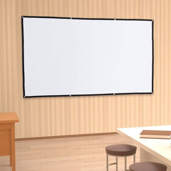 이동형 빔프로젝터 스크린(221x125cm) 영화빔스크린