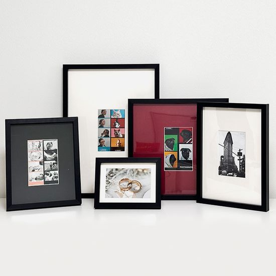 컬러매트액자 네컷사진 소호 12X12인치 액자