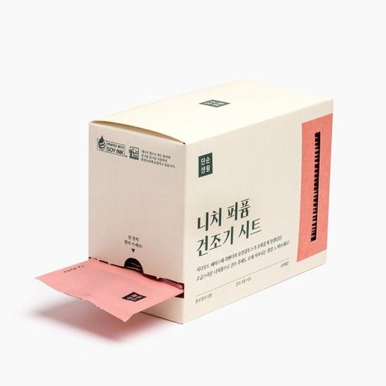 단순생활 니치 퍼퓸 건조기시트 섬유유연제 40매