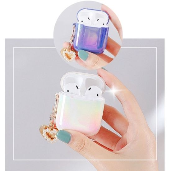 에어팟 1/2세대/프로 반짝이 글리터 각인 케이스
