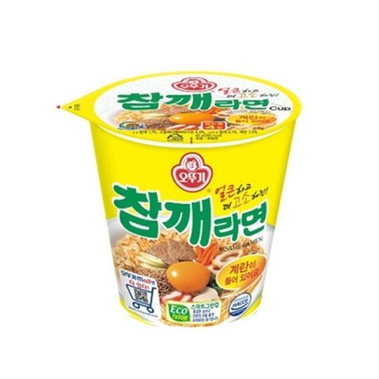 오뚜기 참깨라면 컵 65g