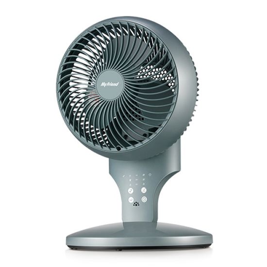 마이프랜드 3D 입체 회전 리모컨 서큘레이터 선풍기 