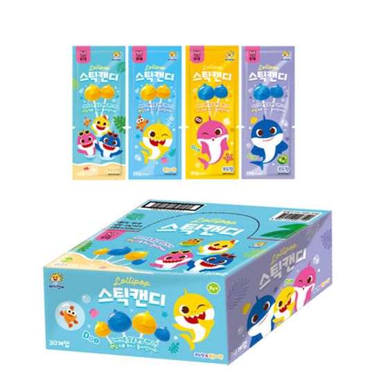 핑크퐁 아기상어 스틱 캔디 사탕 10g X 30개