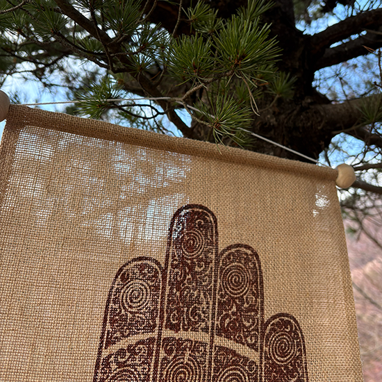 Fabric Mudra Wall Hanging 패브릭 무드라 월 행잉(L)