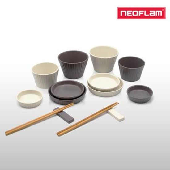 [네오플램] 고운 2인 도자기 14p 식기세트