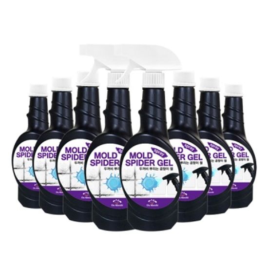 블랙스파이더 곰팡이젤(400ml x 8통) 곰팡이제거제