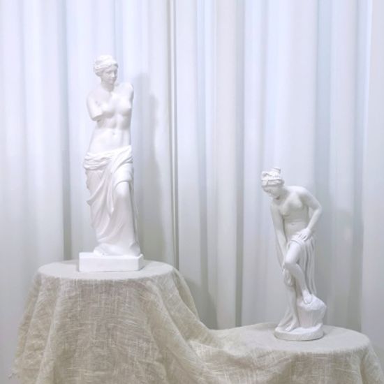 카페 감성 오브제 조각상 목욕하는 여인 석고상