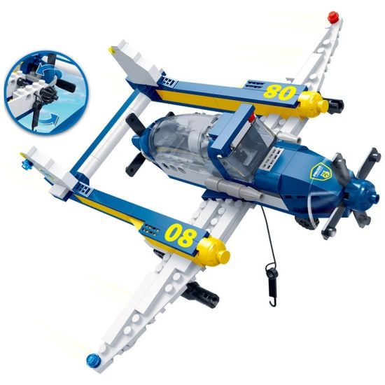 반바오 조립블록시티 경찰 수상비행기 모형 만들기