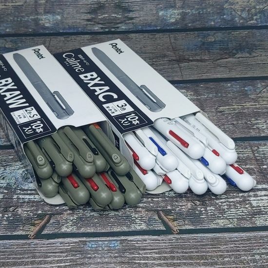 펜텔 카르므 0.7mm 3색볼펜/멀티펜 BXAC37 1다스