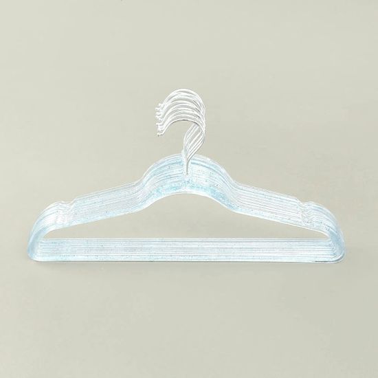 리빙룸 라운드 옷걸이 10p세트(블루 펄) 티셔츠옷걸이