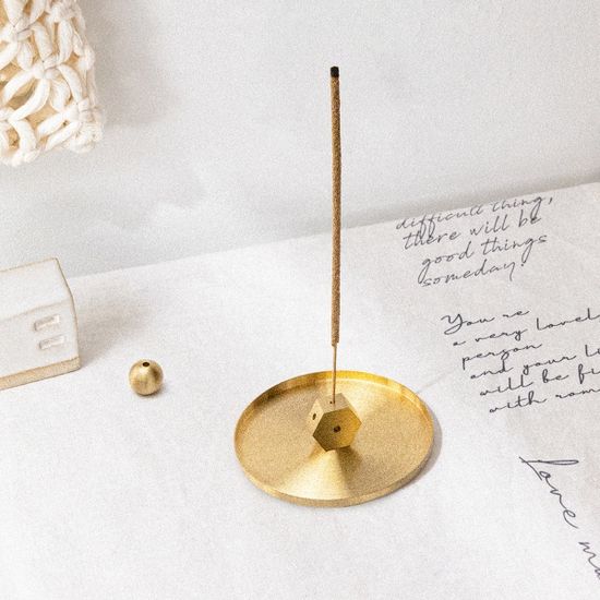 Our Calm Day 황동 육각 인센스 홀더 향꽂이