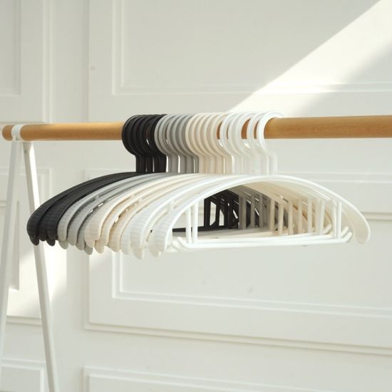 프리미엄 와이드 어깨뿔방지 옷걸이 10P니트 정장걸이