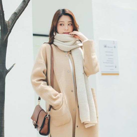 파인 니트 목도리 여성용 5color