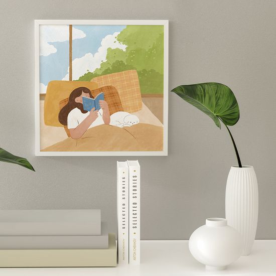 주말, aassam(아쌈) 작가 인테리어 거실 그림 액자