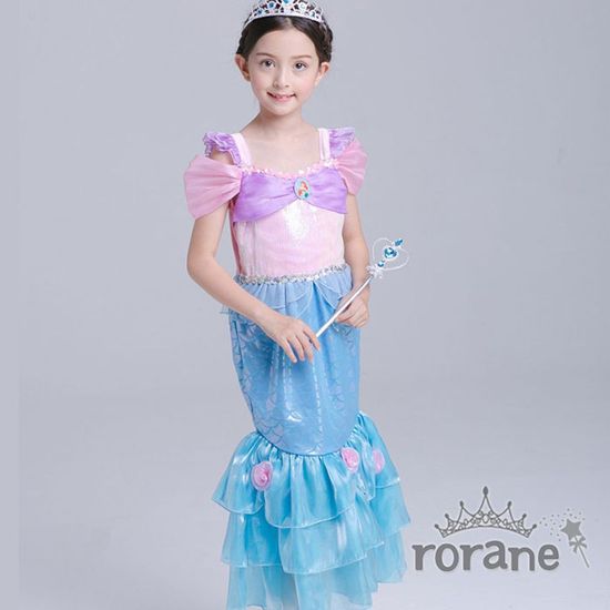 여아 인어공주 드레스(W85369C)