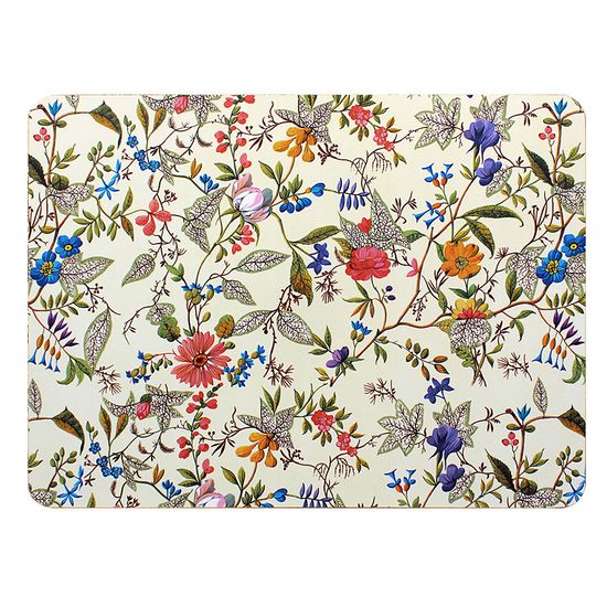 윌리엄모리스 코르크 식탁매트 테이블매트 4p