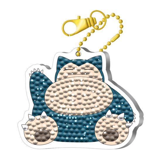 포켓몬스터 잠만보 보석십자수 키링 6x7.5cm BSK1-83