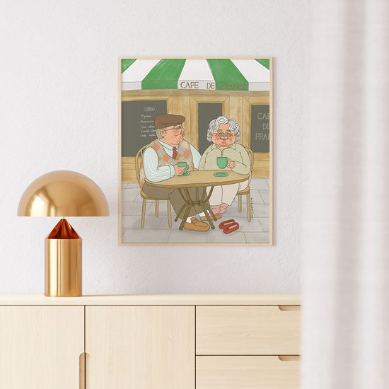 cafe, 봄사무소 작가 그림