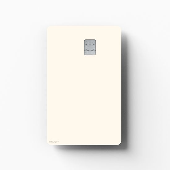 휘핑크림 신용카드 스티커