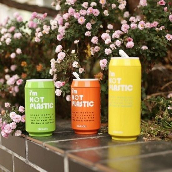 식물성 원료 옥수수로 만든 텀블러 에코캔 ECO-CAN 420ml