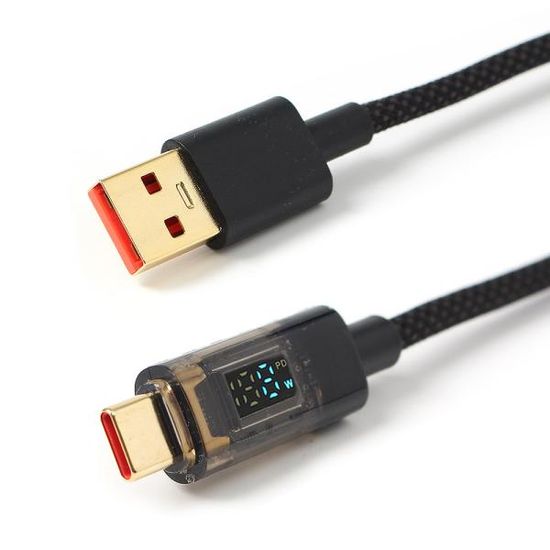 전력 측정 66W 고속 충전 케이블(USB-A t