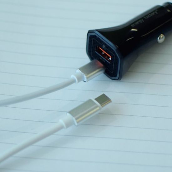 PD 차량용 2포트 고속충전기 43W (C to C 케이블포함)