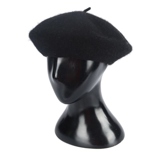 [디꾸보]울 꼭지 베레모 방한 여성모자 DCH-AH170