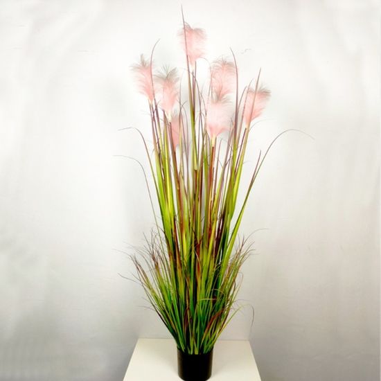 팜파스그라스 갈대 조화(핑크)(150cm) 인조갈대